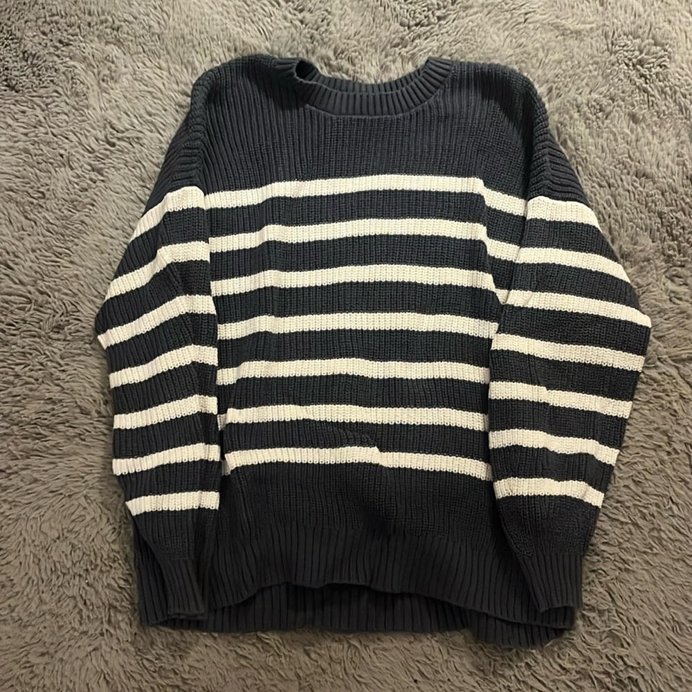 Striped hollister sweater